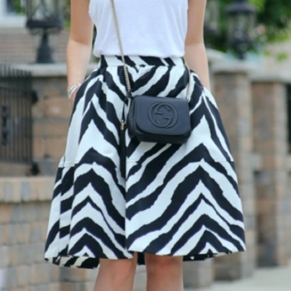 Express | Zebra Print Skirt | Size 4